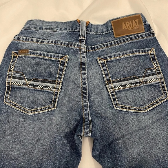 Ariat Jeans Men’s M5 Slim Straight Blue Denim (tag) 29x34 (actual) 29x27 - Picture 2 of 7